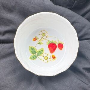 Adorable small vintage Strawberry trinket dish